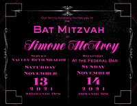 Simone's Bat Mitzvah